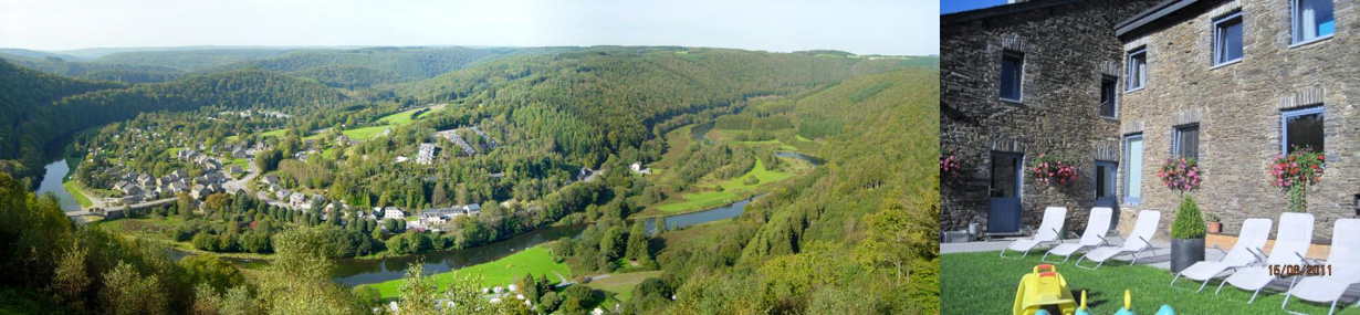 Illustration. Летний Дом Отдыха в  Арденнах. Paysage et La Forestière. Source  ardenne-namuroise.be  2017-06-10